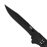 SOG Slimjim XL Lockback A/O AUS-8 Bead Blast Stainless Folding Knife SJ52CP