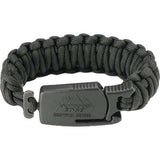 Outdoor Edge Paraclaw Black Paracord Large Stainless Knife Survival Bracelet Tool PCK90D