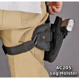 Carry All Black Strap Adjustable Tactical Concealed Gun Drop Leg Holster AC205