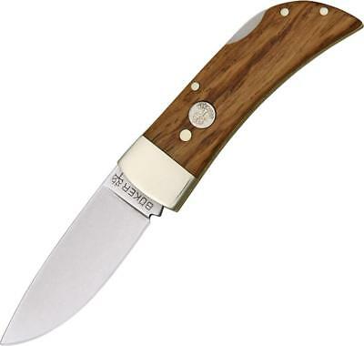 Boker Lockback Solingen Drop Pt Rosewood Handle Folding Pocket Knife 111004