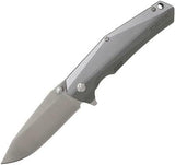 Schrade Linerlock Gray Alum. Stainless Folding (3.5") Glide Folding Knife 306