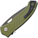 Buck Momentum Linerlock Green S30V Folding Knife 294grs