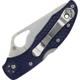 Byrd Meadowlark 2 Lockback Blue Handle Folding Knife 04PBL2