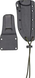 ESEE Model 5 Complete Black Sheath w/ Cord Lock Adjustable Tensioner System 22SS
