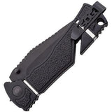 SOG Trident Elite Assisted Open Piston Lock Black Folding Knife 106cp