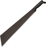 Cold Steel 21" 1055 Carbon Steel Black Fixed Blade Slant Tip Machete 97ST21S