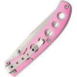 Rough Rider Pink Lady Aluminum Handle Linerlock Folding Drop Pt Blade Knife 1862