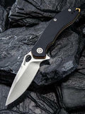 Civivi Aquila Linerlock Black G10 Folding Knife Satin VG10 by We Knife Co 805F
