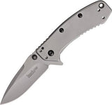Kershaw Cryo Rick Hinderer Framelock Blade A/O Folding Knife w/ Flipper EDC 1555