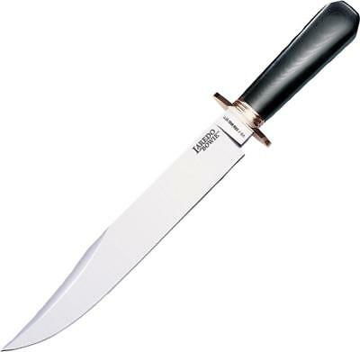 Cold Steel San Mai Laredo Bowie Black Handle Stainless Fixed Blade Knife 16CCB