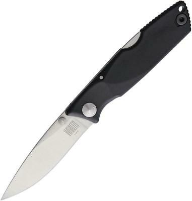 Ontario Wraith Lockback Stainless Folding Drop Pt Black ABS Handle Knife 8798