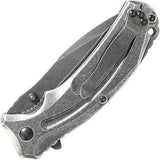 Schrade Stonewash Linerlock Folding Aluminum Pocket Knife 504n