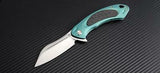 Artisan Cutlery Eterno Green Titanium M390 Framelock Folding Knife 1818GGNM