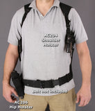 Carry All Black Strap Adjustable Tactical Concealed Gun Shoulder Holster