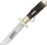 Marbles Safety Folder Stag Bone Folding Pocket Knife Bowie