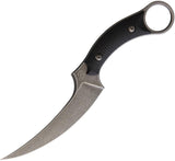 Bastinelli Creations Mako D2 Tool Steel Black G10 Fixed Knife