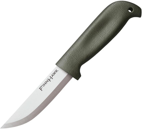 Cold Steel Finn Hawk German 4116 Stainless OD Green Handle Fixed Knife