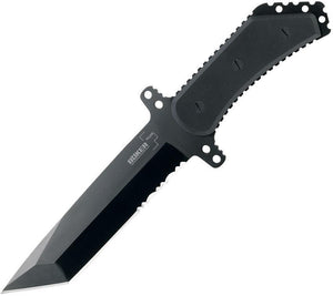 Boker Plus Black 13" Armed Forces Serrated Tanto Fixed Blade Knife