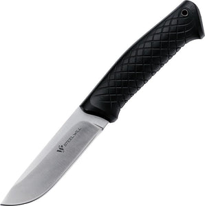 Steel Will Druid 220 Black TPE Handle Stainless Fixed Blade Knife