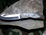 Elk Ridge Camo 2Pc Hunting Knife Set 8" Fixed & Folder 045ca
