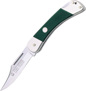 Puma Packer Lockback Stainless Green ABS Folding Pocket Knife
