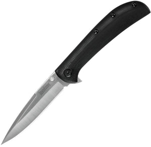 Kershaw AM-3 Framelock Clam Pack A/O Blade Black G10 Handle Folding Knife