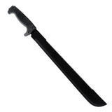 SOG SogFari Machete 24" Overall Fixed Serrated Sawback Blade Black Handle MC02N