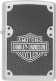 Zippo Lighter Harley Carbon Fiber Windproof USA New