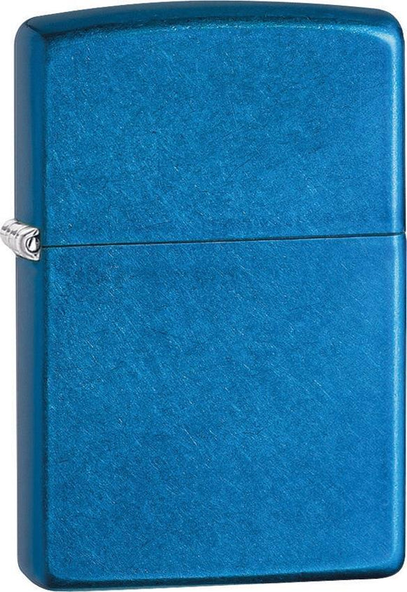 Zippo Lighter Cerulean Blue Windless USA Made