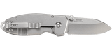 CRKT Squid Framelock Gray Stainless Folding 8Cr14MoV Spear Pt Pocket Knife 2491