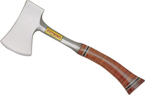 Estwing 12.75" Overall Perfect Hunter & Camper Sportsmans Leather Handle Axe