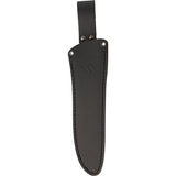 Steel Will Druid 250 Black TPE Handle Fixed Drop Pt Blade Knife w/ Sheath