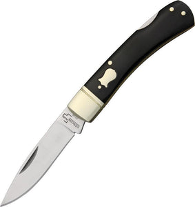 Boker Plus Black Lockback Stainless Drop Pt Blade Folding Pocket Knife