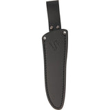 Steel Will Druid Mini 255 Black TPE Handle Straight Back Fixed Blade Knife Sheath