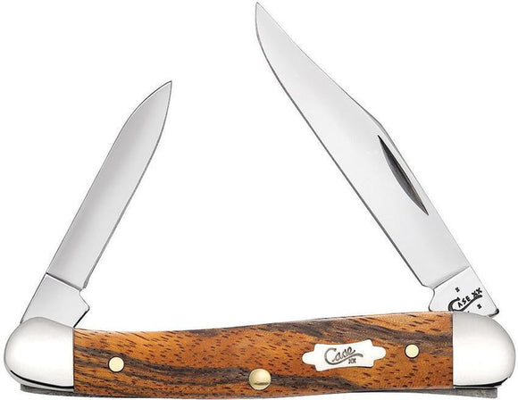 Case XX Mini Copperhead 2 blade Zebrawood Pocket Knife