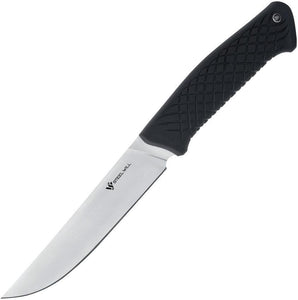 Steel Will 11.5" Druid 270 Black Glass Breaker TPE Handle Fixed Blade Knife
