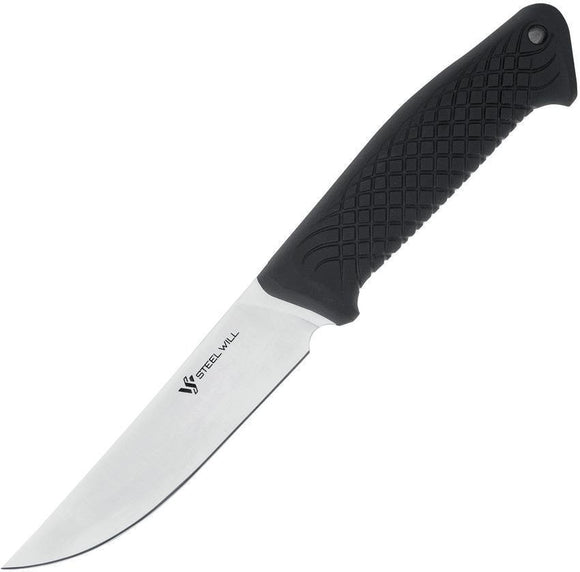 Steel Will Druid 275 Fixed Blade Black Glass Breaker Handle Knife