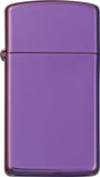 Zippo Lighter Slim Abyss Purple Windproof USA New