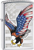 Zippo Lighter Eagle Flag America Windproof USA New