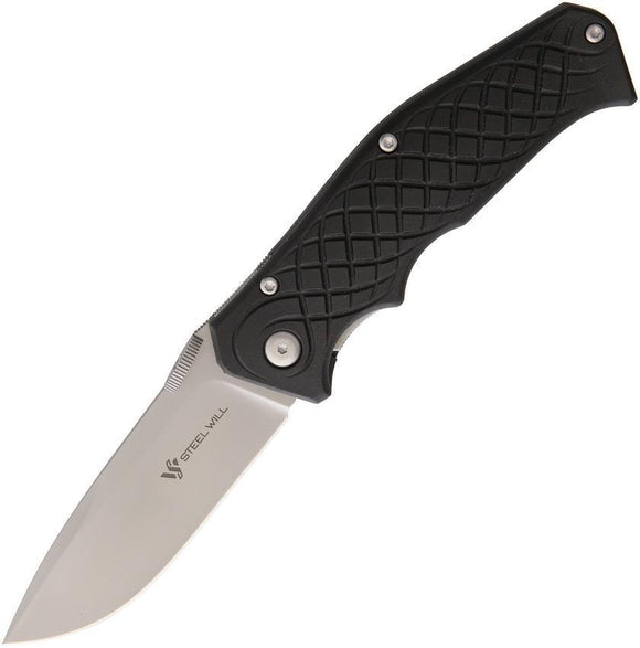 Steel Will Druid 290 Linerlock Folding Stainless Blade Black Handle Knife