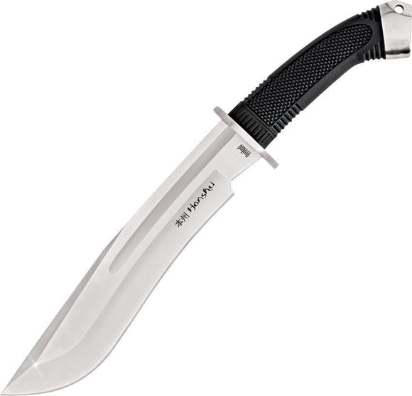 United Cutlery Honshu Boshin Black Handle Stainless Fixed Blade Knife Bowie