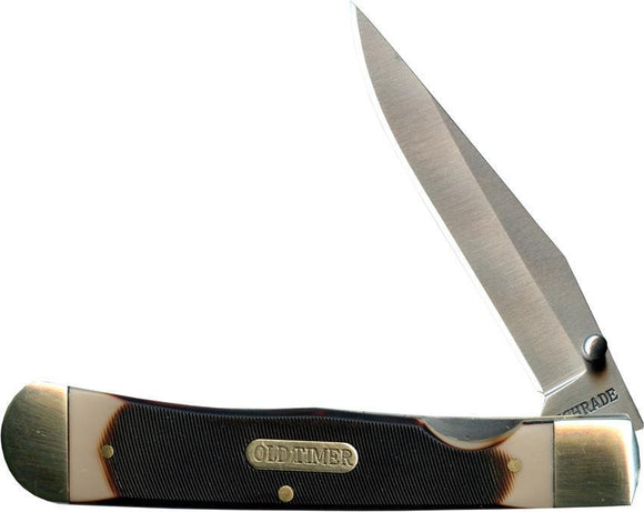 SCHRADE Old Timer Linerlock Stainless Folding Blade 7Cr17 Clip Pt EDC Folder Knife