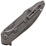 Ruike P128 Beta Plus Lock Black Stonewash Handle Stainless Folding Knife P128SB