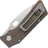 Medford TFF-H Bronze anodized titanium handle S35VN Folding Knife 046ST36A1