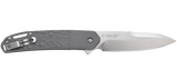 CRKT Bona Fide Linerlock Silver D2 Folding Knife 540gxp