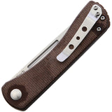 Kizer Cutlery Pinch Micarta N690 Folding Pocket Knife 3009n3