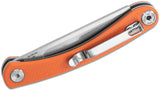 Artisan Orthodox Linerlock Orange D2  Folding Knife