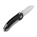 QSP Knife Hamster Framelock Black Folding Knife 138b