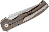 Alliance Designs Conquest Framelock Bronzed Titanium M390 Folding Knife 09