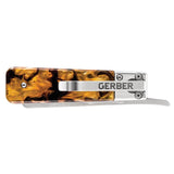 Gerber Jukebox Linerlock Tortoise Folding Razor Pocket Knife 1696